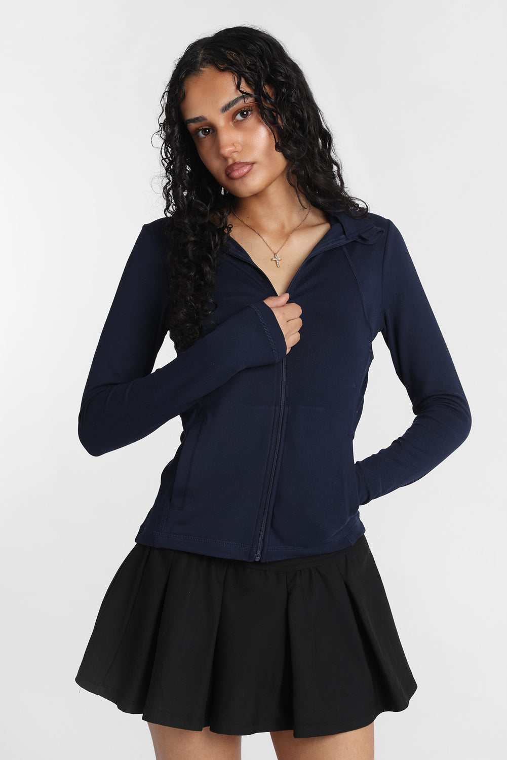 Veste active zippée super doux Veste active zippée super doux