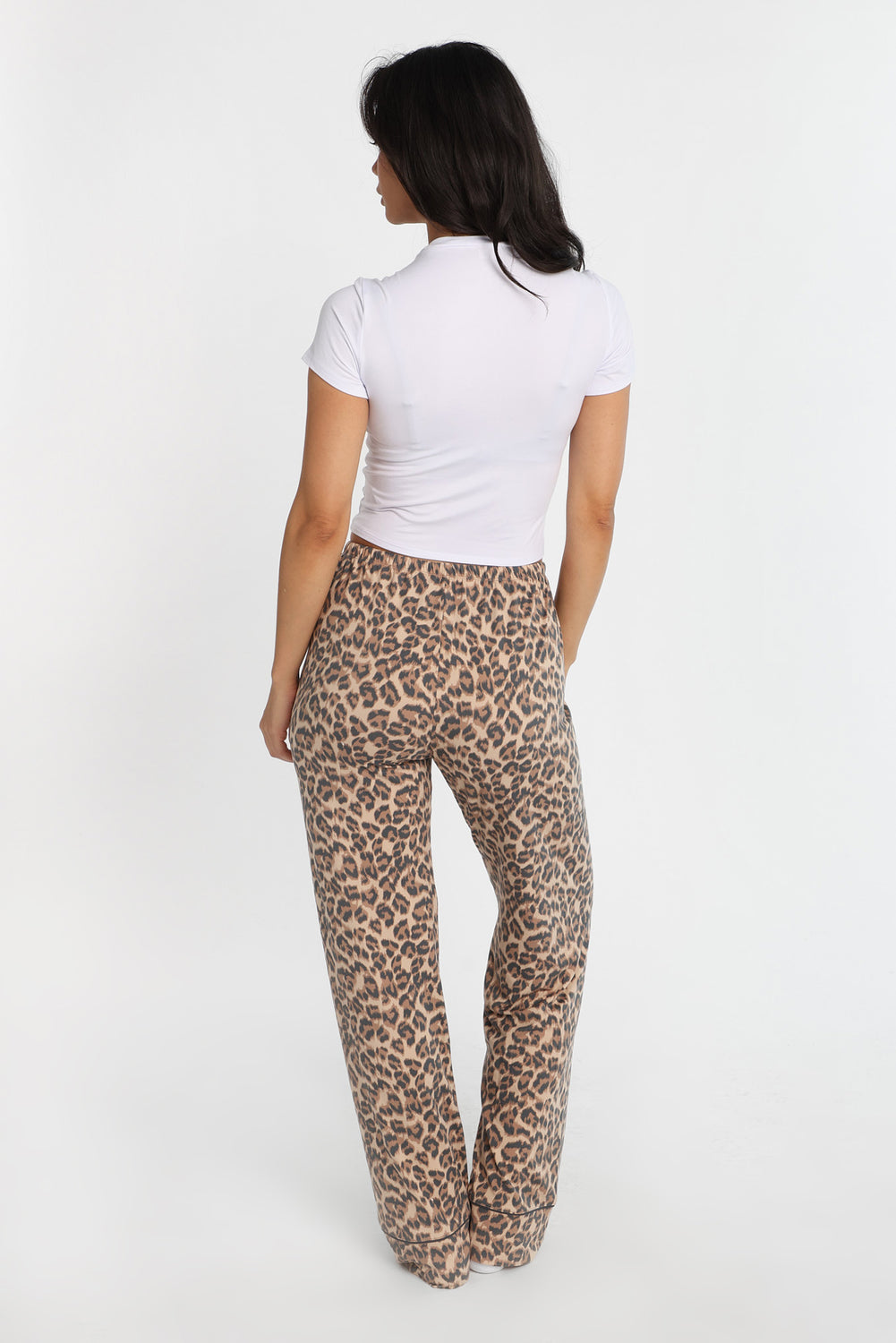 Ensemble pyjama t-shirt écourté et pantalon de pyjama ultra doux Ensemble pyjama t-shirt écourté et pantalon de pyjama ultra doux