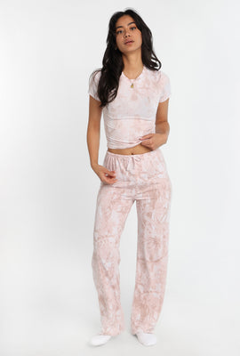 Super Soft Graphic Pajama Baby Tee & Pajama Pants 2-Piece Set