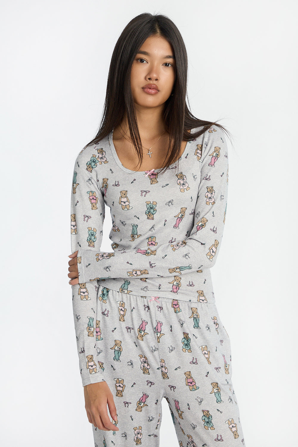 Super Soft Long Sleeve Scoop Neck Pajama Top Super Soft Long Sleeve Scoop Neck Pajama Top