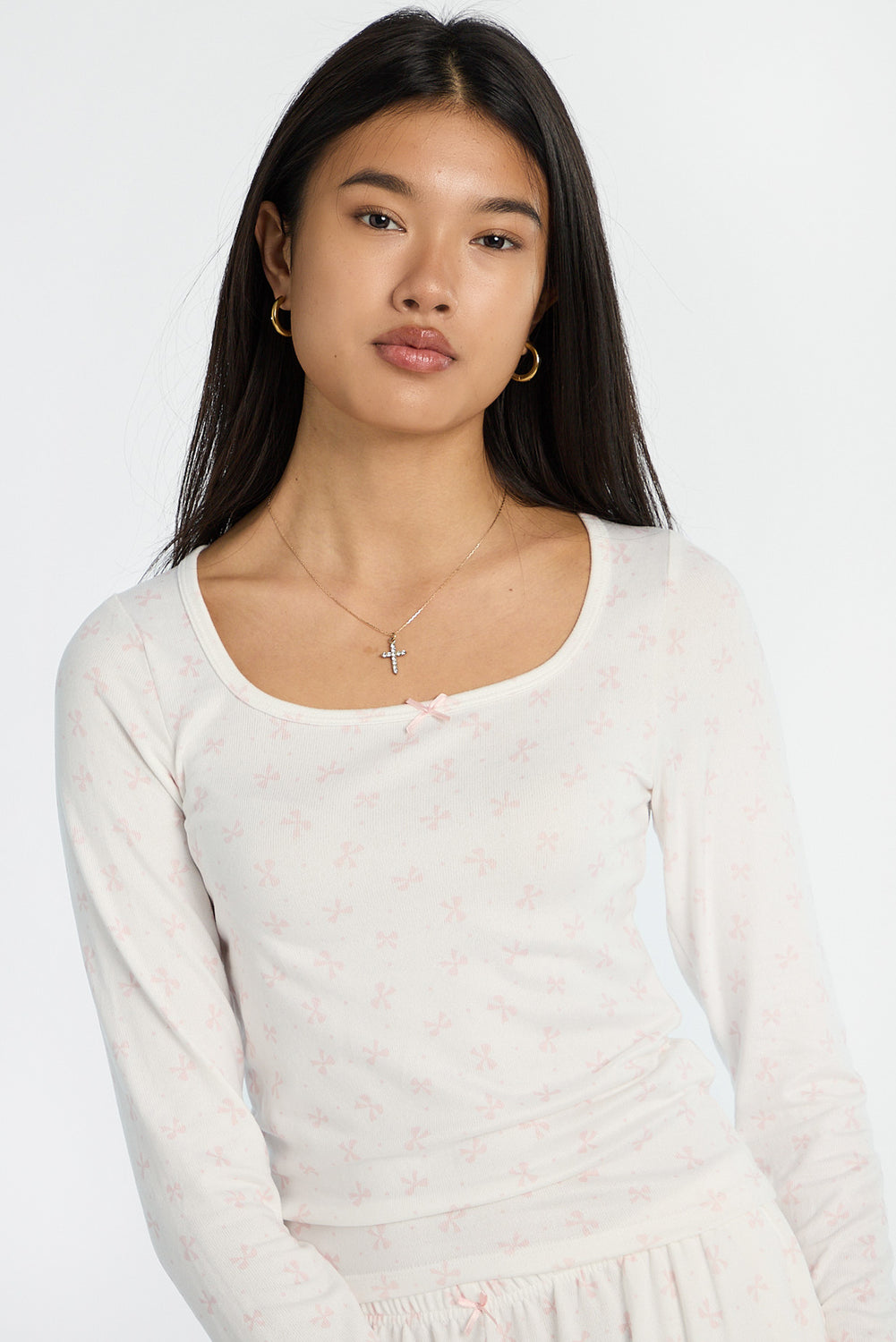 Super Soft Long Sleeve Scoop Neck Pajama Top Super Soft Long Sleeve Scoop Neck Pajama Top