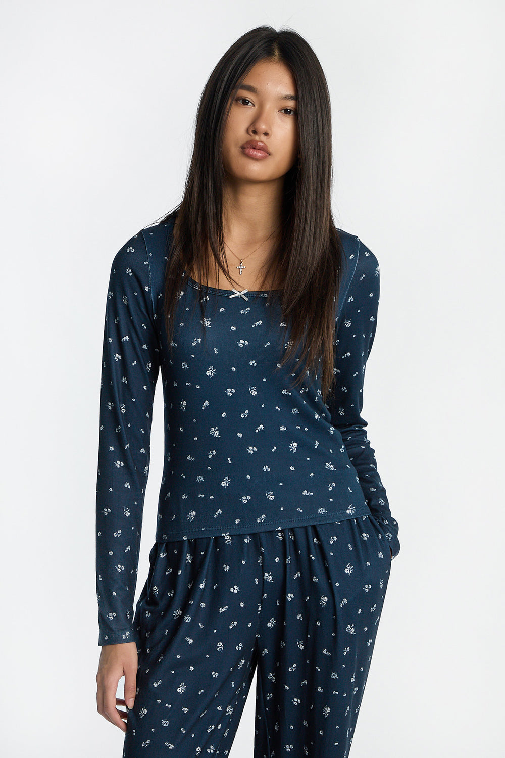 Super Soft Long Sleeve Scoop Neck Pajama Top Super Soft Long Sleeve Scoop Neck Pajama Top