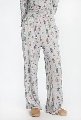 Pantalon de pyjama ultra doux à jambe large