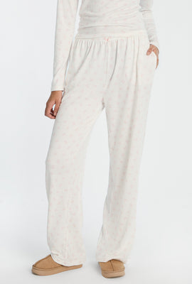 Pantalon de pyjama ultra doux à jambe large