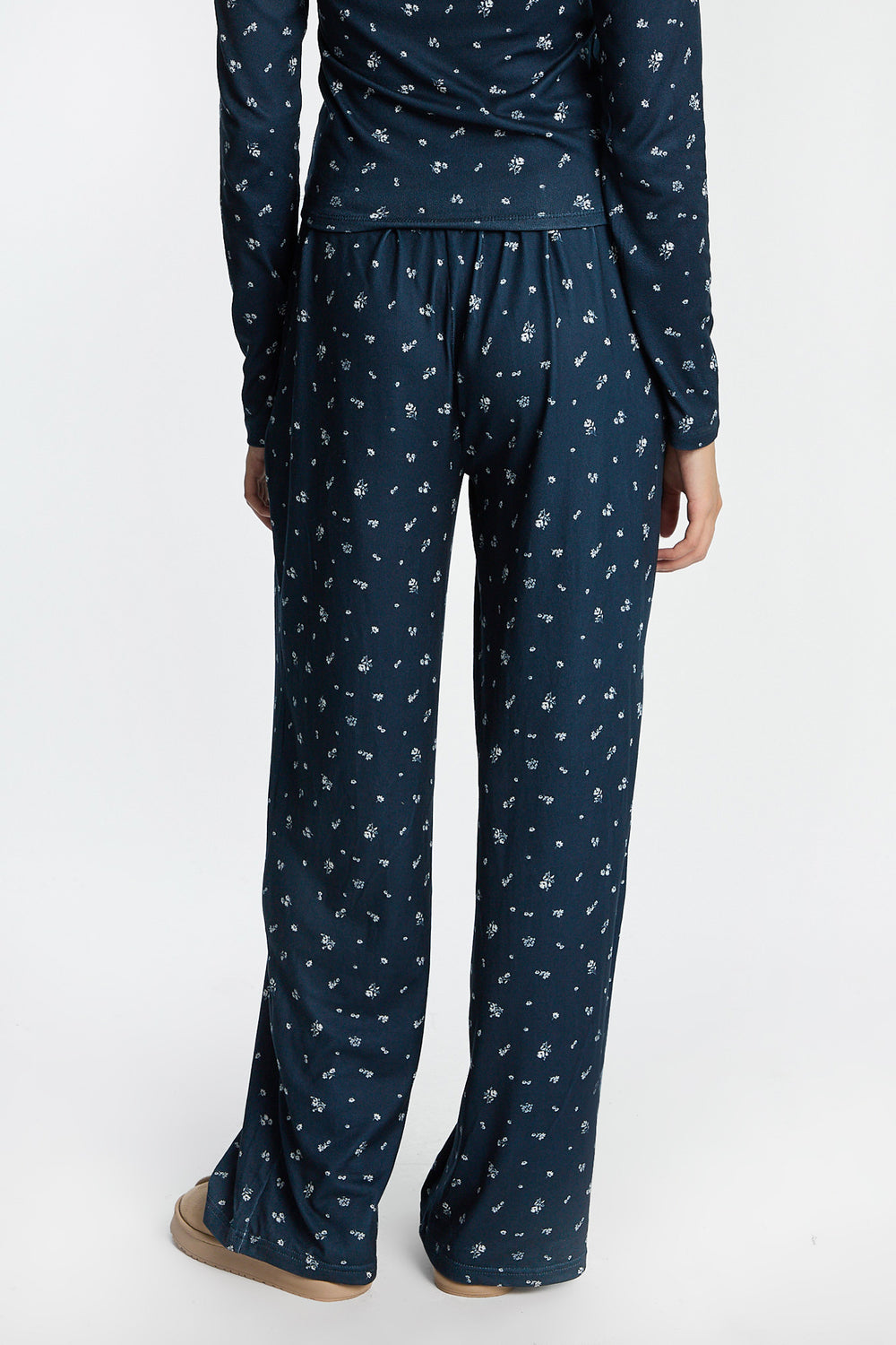 Pantalon de pyjama ultra doux à jambe large Pantalon de pyjama ultra doux à jambe large