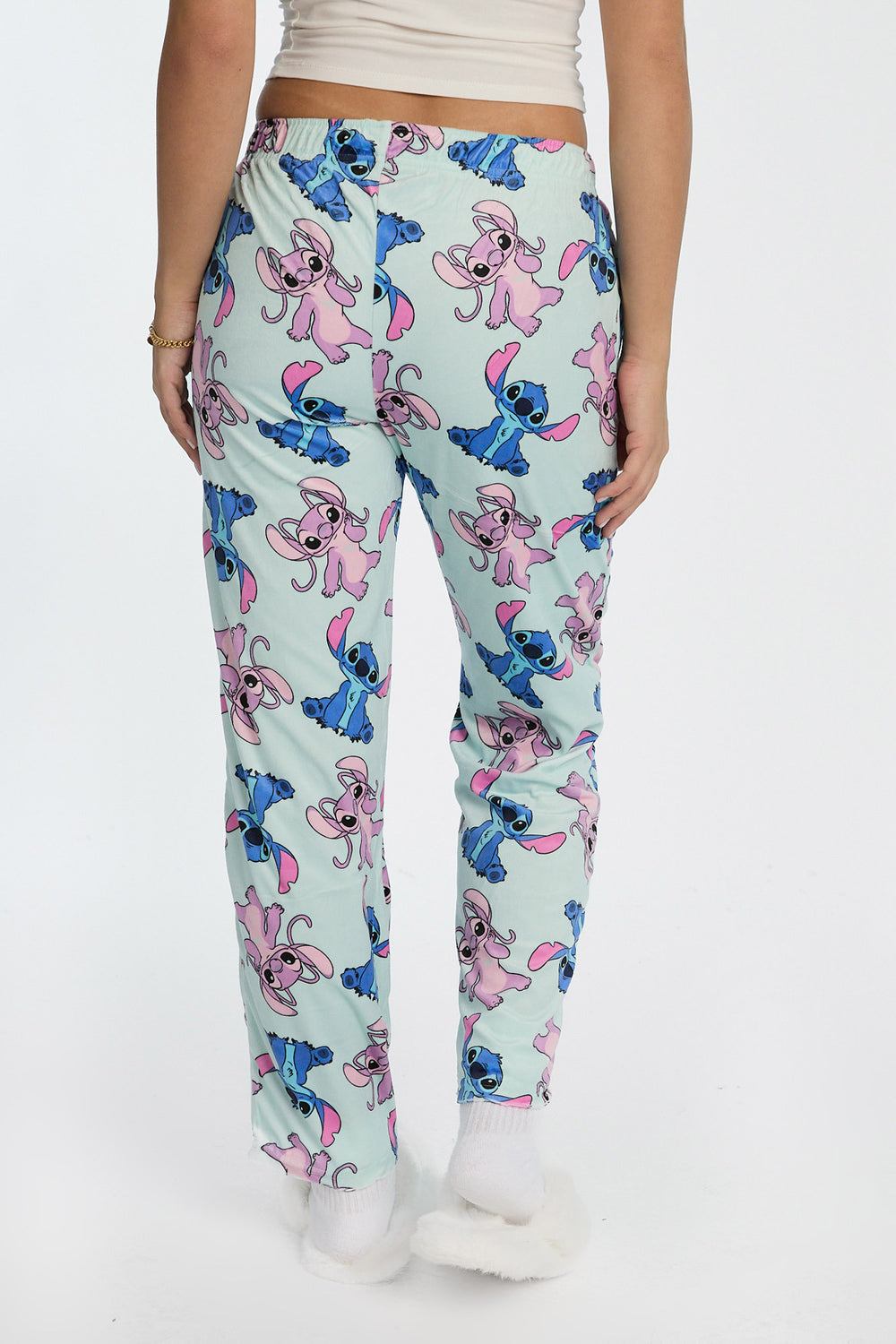 Pantalon de pyjama en velours Stitch et Angel Pantalon de pyjama en velours Stitch et Angel