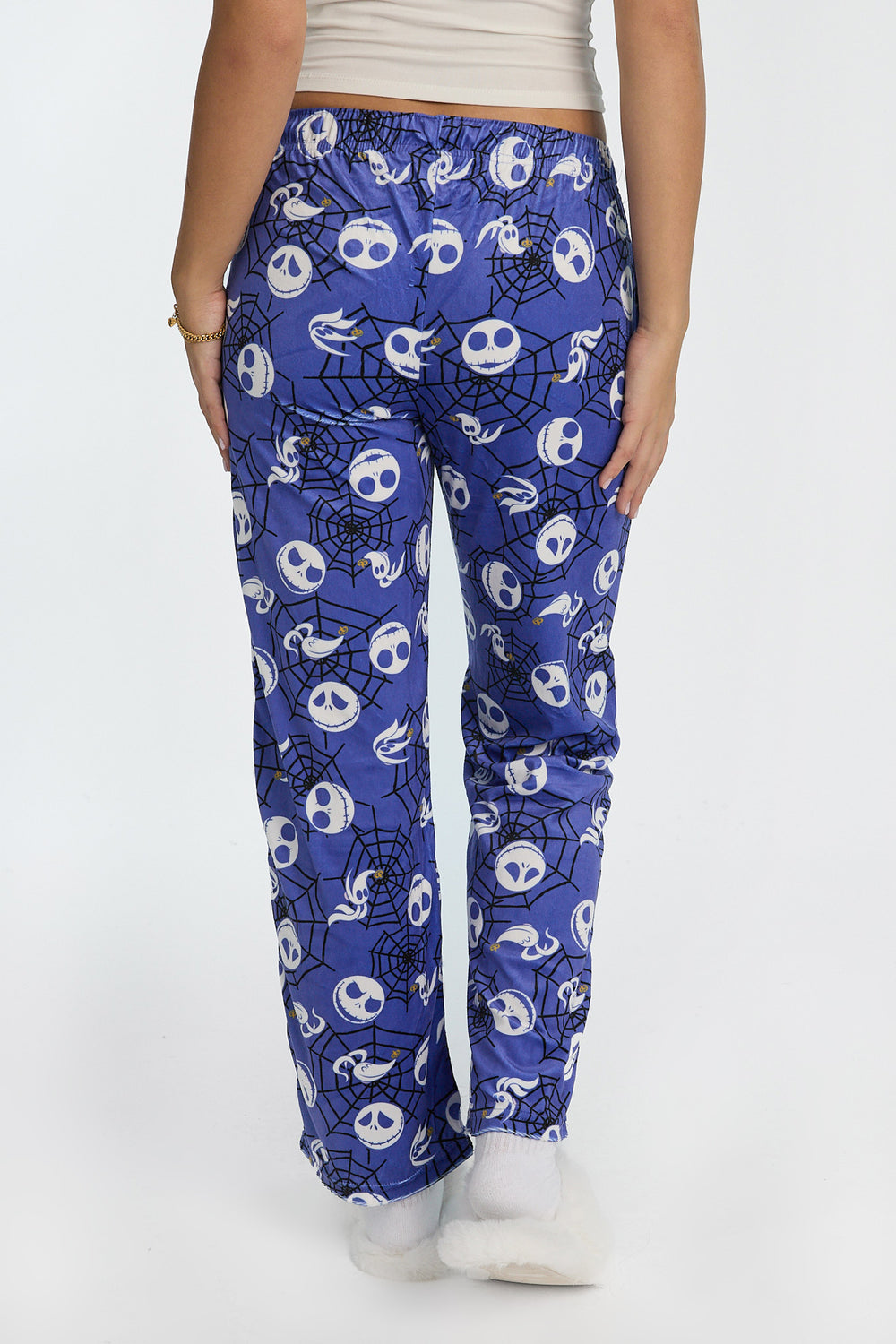 Pantalon de pyjama en velours L'étrange Noël de monsieur Jack Pantalon de pyjama en velours L'étrange Noël de monsieur Jack