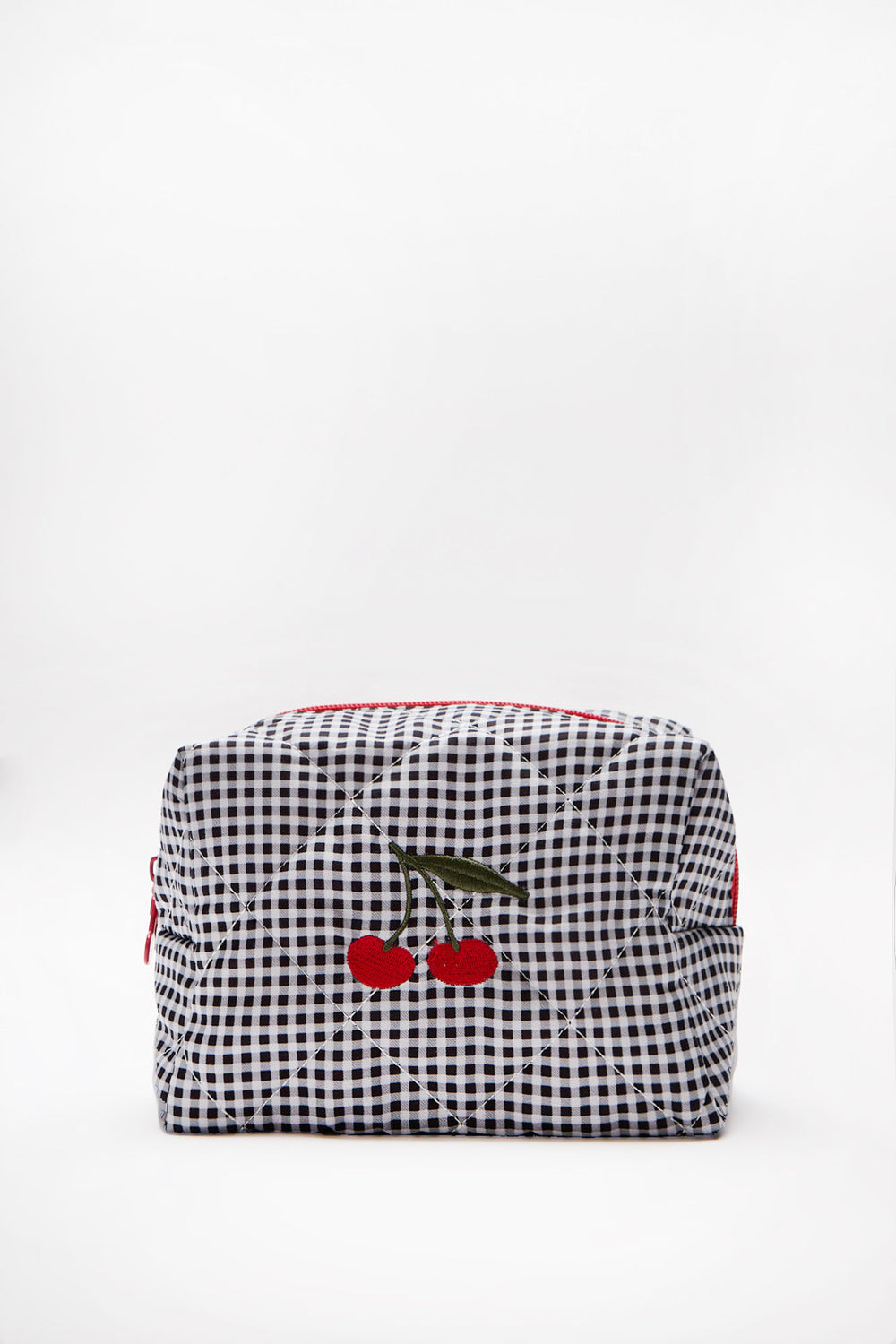 Quilted Zip-Up Makeup Bag Quilted Zip-Up Makeup Bag