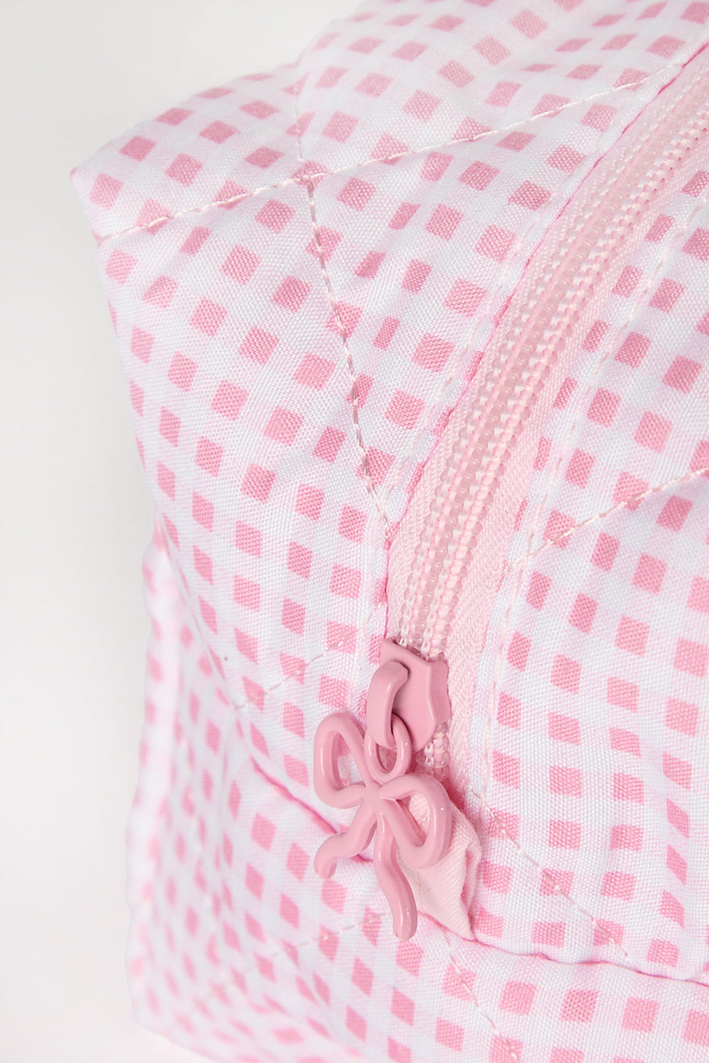 Quilted Zip-Up Makeup Bag Quilted Zip-Up Makeup Bag