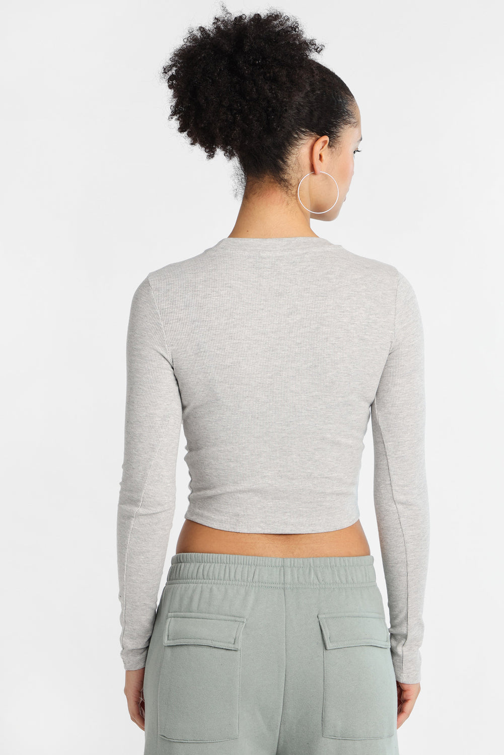 T-shirt ajusté à manches longues brodé Slightly Delusional T-shirt ajusté à manches longues brodé Slightly Delusional