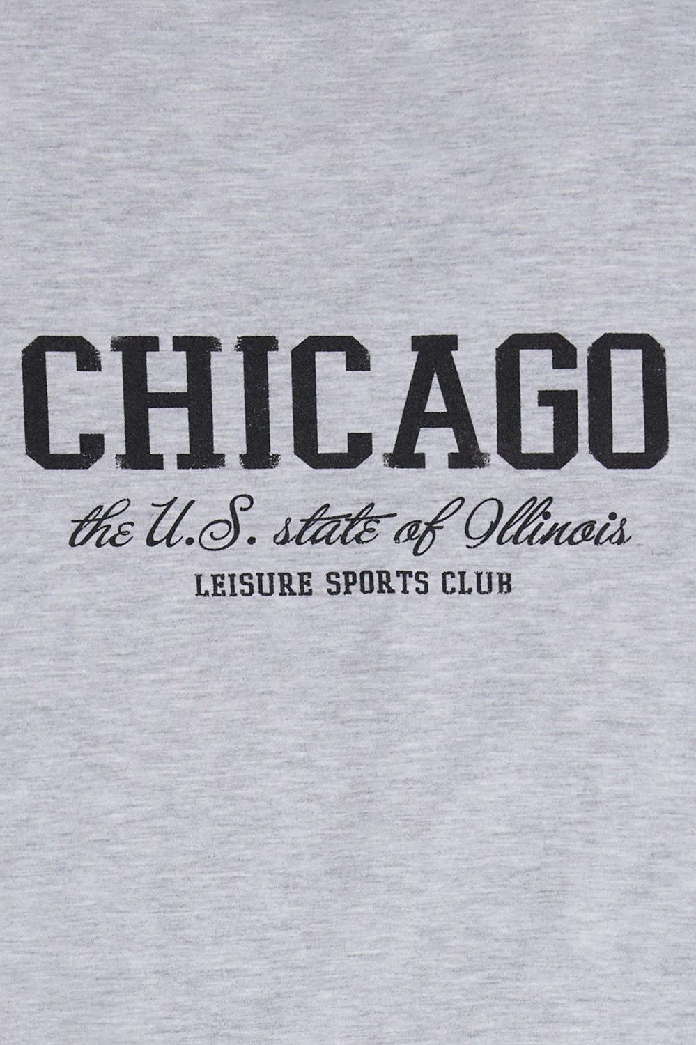 T-shirt coupe décontractée imprimé Chicago T-shirt coupe décontractée imprimé Chicago