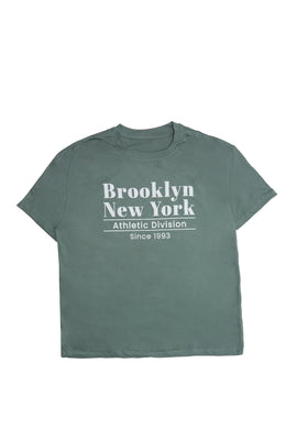 Brooklyn New York Boyfriend Graphic Tee