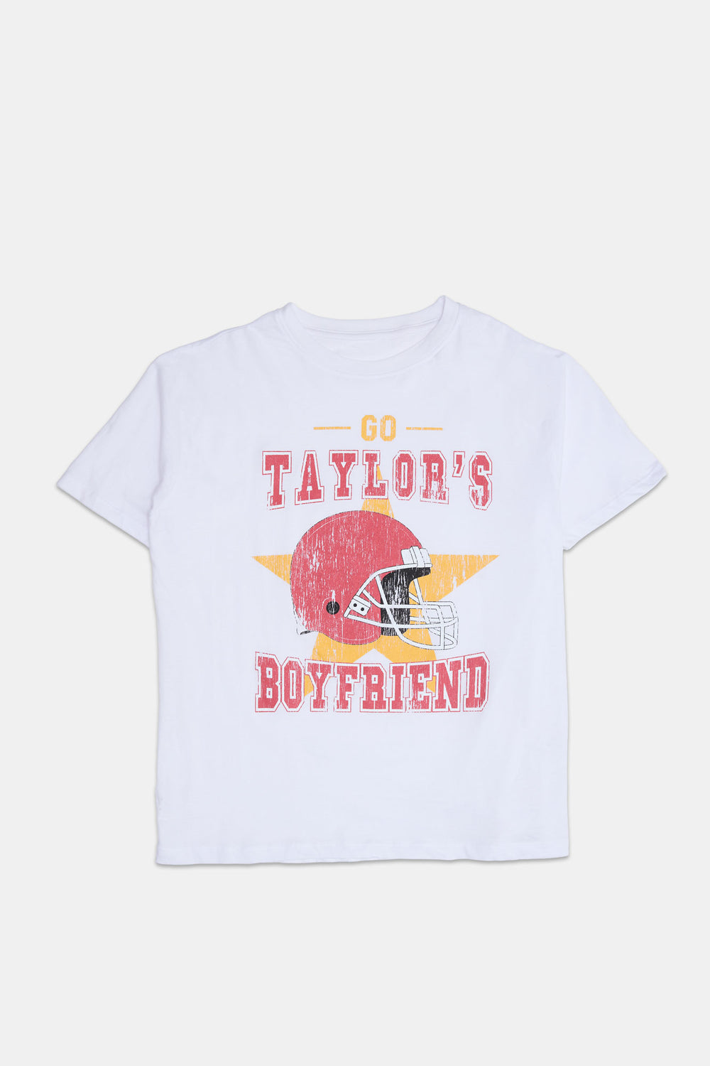 T-shirt coupe boyfriend imprimé Go Taylor's Boyfriend T-shirt coupe boyfriend imprimé Go Taylor's Boyfriend