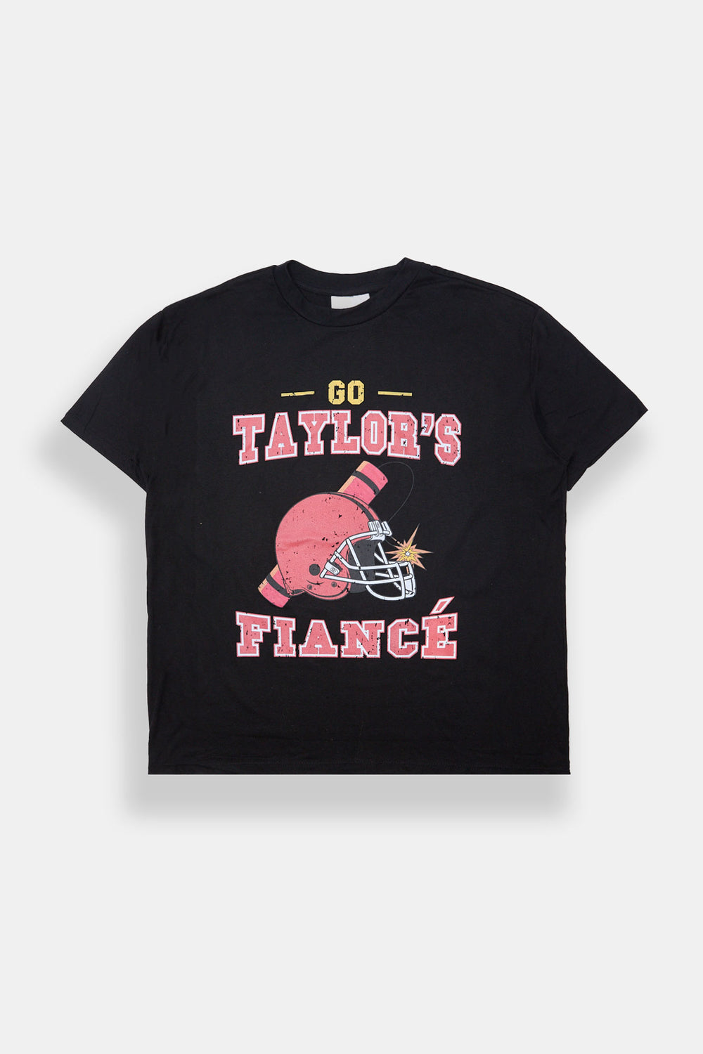 Go Taylors Fiance Graphic Boyfriend Tee Go Taylors Fiance Graphic Boyfriend Tee