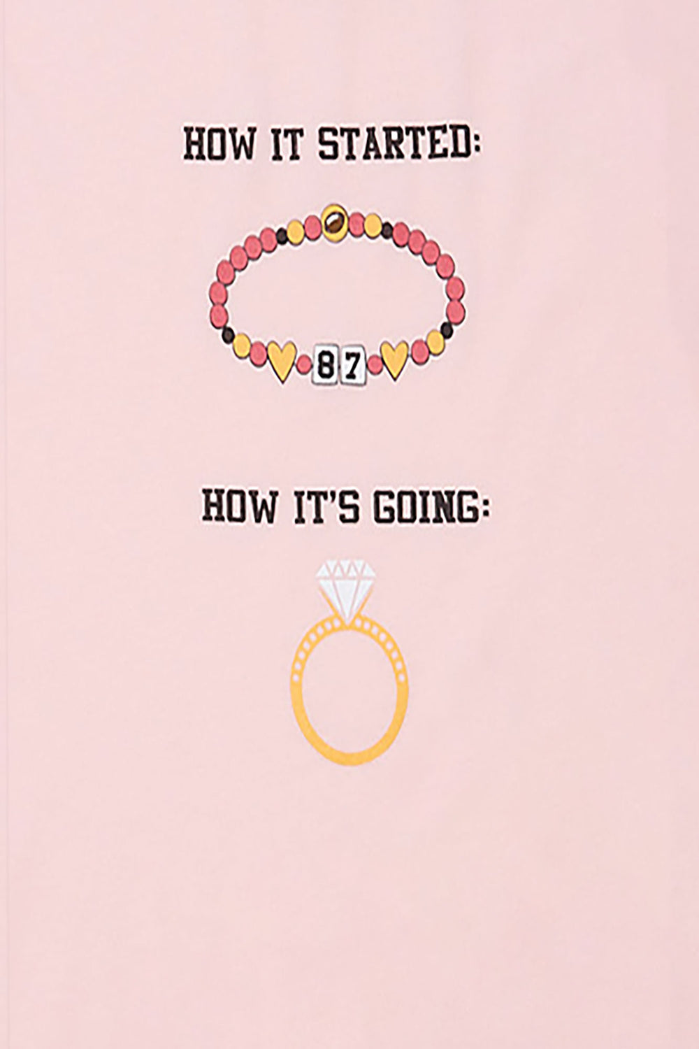 Taylor Swift Friendship Bracelet Graphic Boyfriend Tee Taylor Swift Friendship Bracelet Graphic Boyfriend Tee