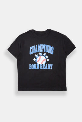 Born Ready Champions Graphic Boyfriend Tee