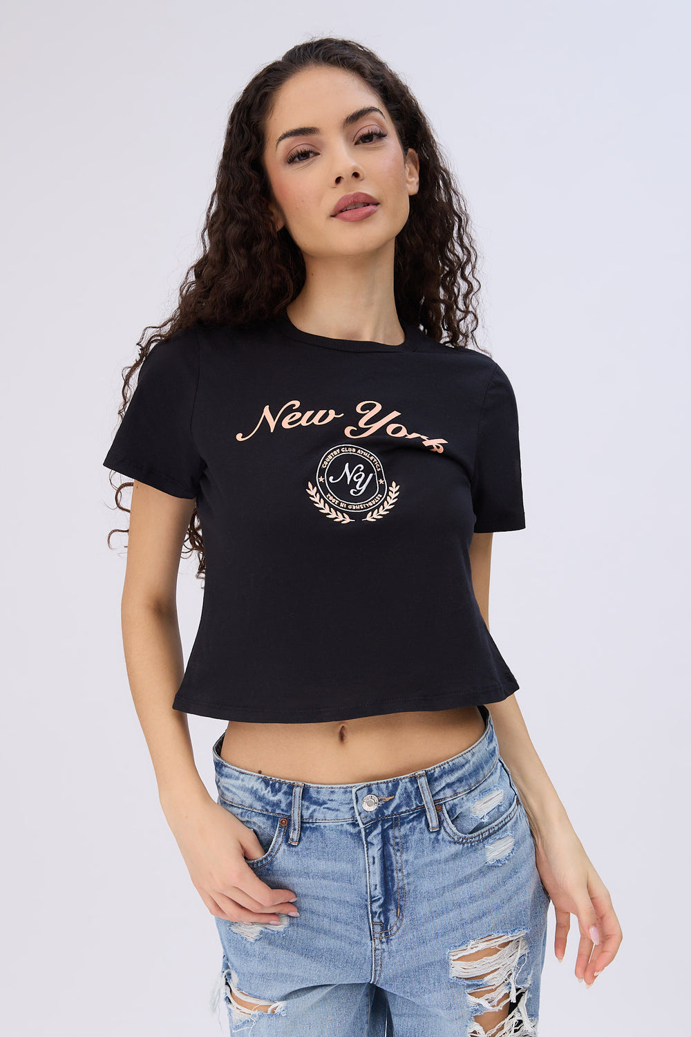 T-shirt court imprimé New York T-shirt court imprimé New York