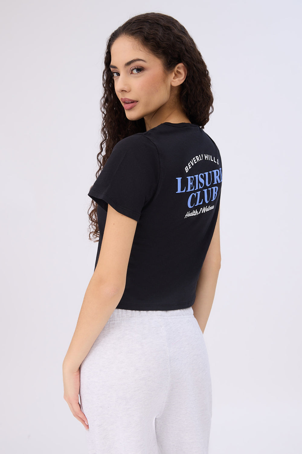 T-shirt court imprimé Beverly Hills Leisure Club T-shirt court imprimé Beverly Hills Leisure Club