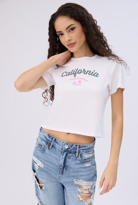 California Oceanside Retreat Graphic Baby Tee