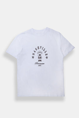 Nashville Tennessee Teddy Graphic Boyfriend Tee