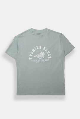 Wyoming Ranch Graphic Boyfriend Tee