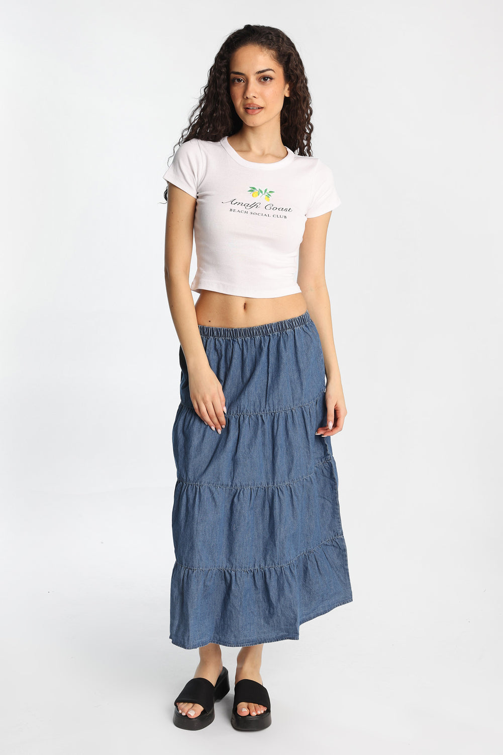 T-shirt ajusté imprimé Amalfi Coast T-shirt ajusté imprimé Amalfi Coast