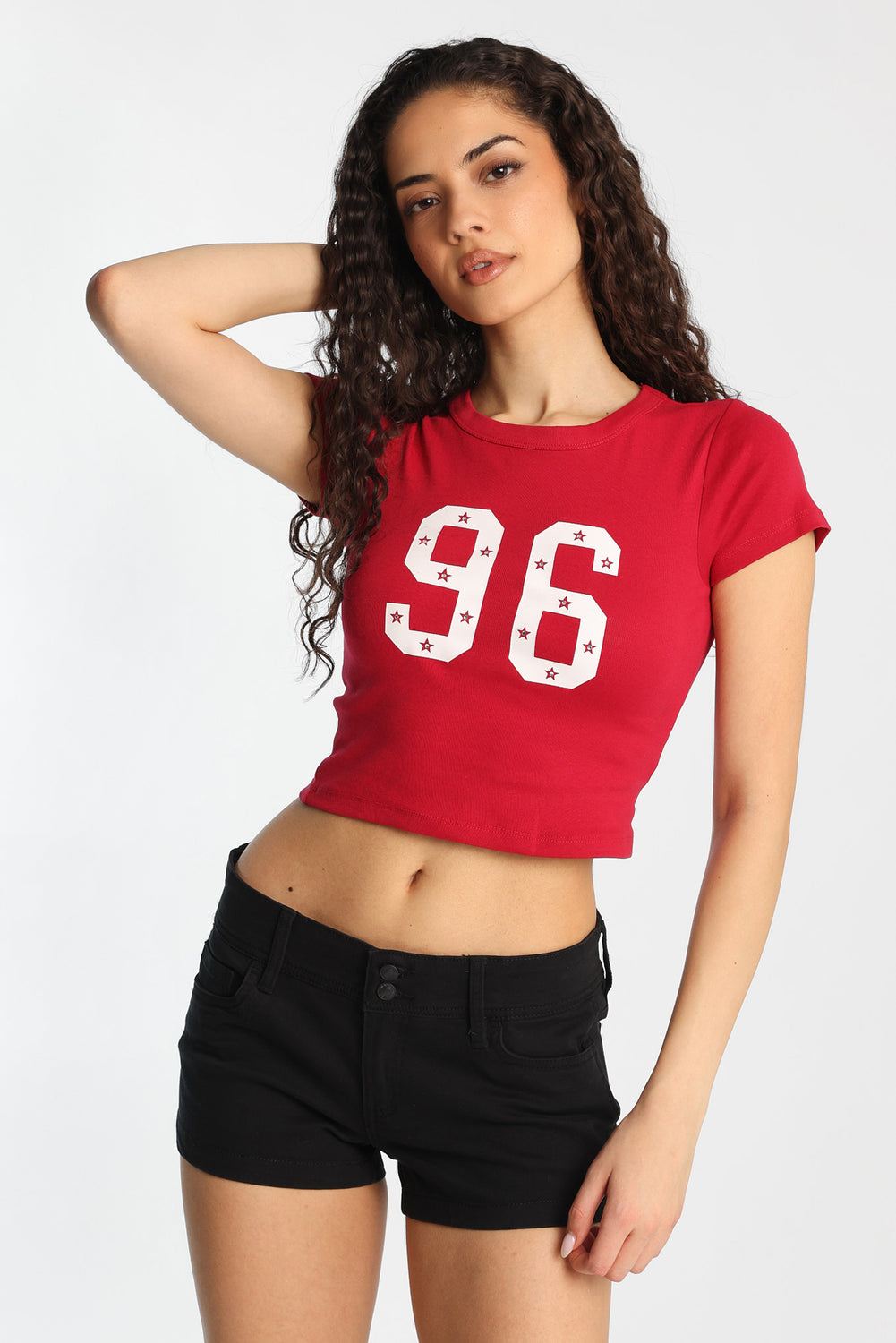 Stars 96 Graphic Baby Tee Stars 96 Graphic Baby Tee