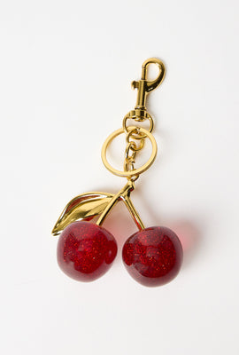 Porte-clés en métal en forme de fruit