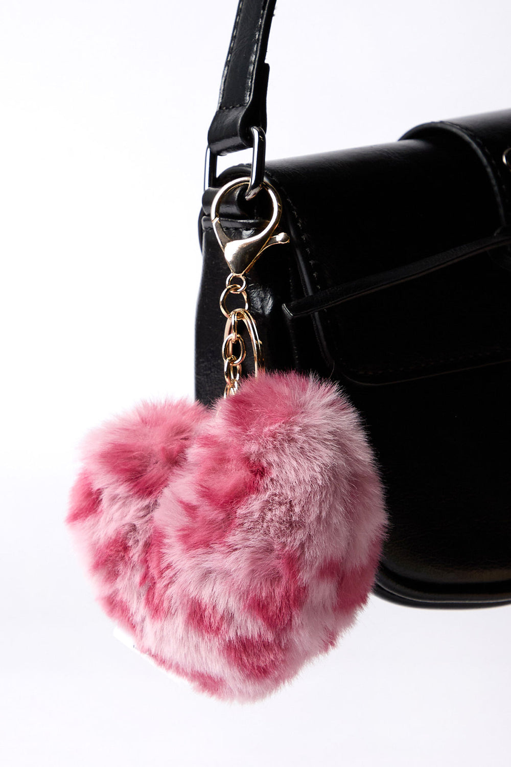 Porte-clés peluche en forme de coeur Porte-clés peluche en forme de coeur