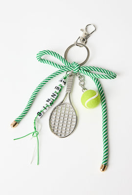 Porte-clés en métal thème tennis