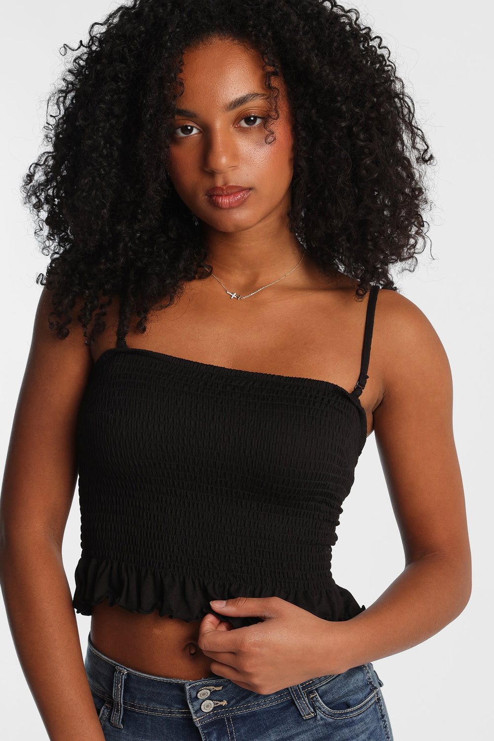 Haut bandeau smocké ultra-doux Haut bandeau smocké ultra-doux