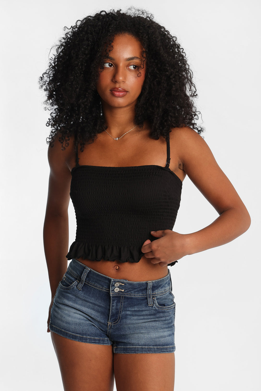 Haut bandeau smocké ultra-doux Haut bandeau smocké ultra-doux