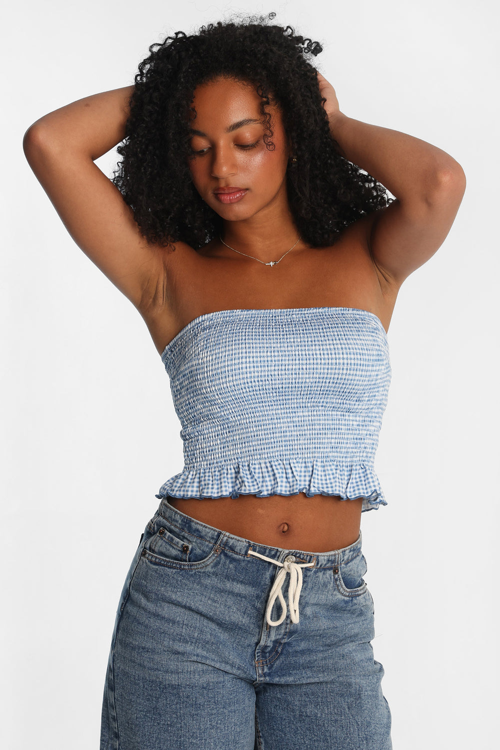 Haut bandeau smocké ultra-doux Haut bandeau smocké ultra-doux