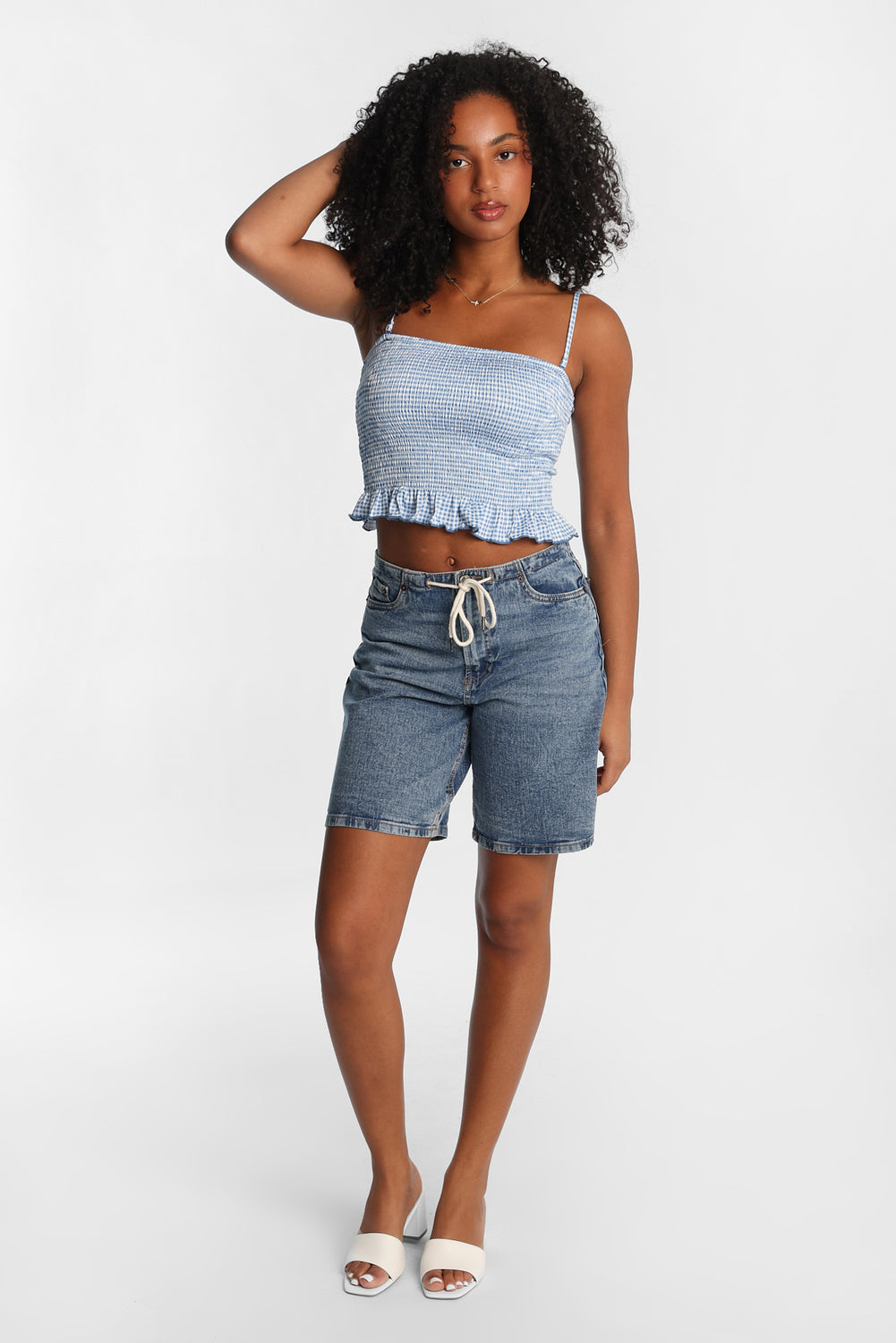 Haut bandeau smocké ultra-doux Haut bandeau smocké ultra-doux