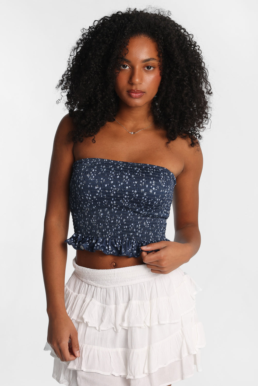 Haut bandeau smocké ultra-doux Haut bandeau smocké ultra-doux