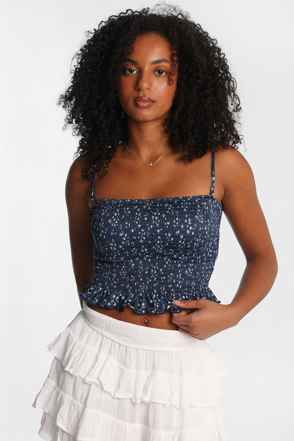 Haut bandeau smocké ultra-doux Haut bandeau smocké ultra-doux