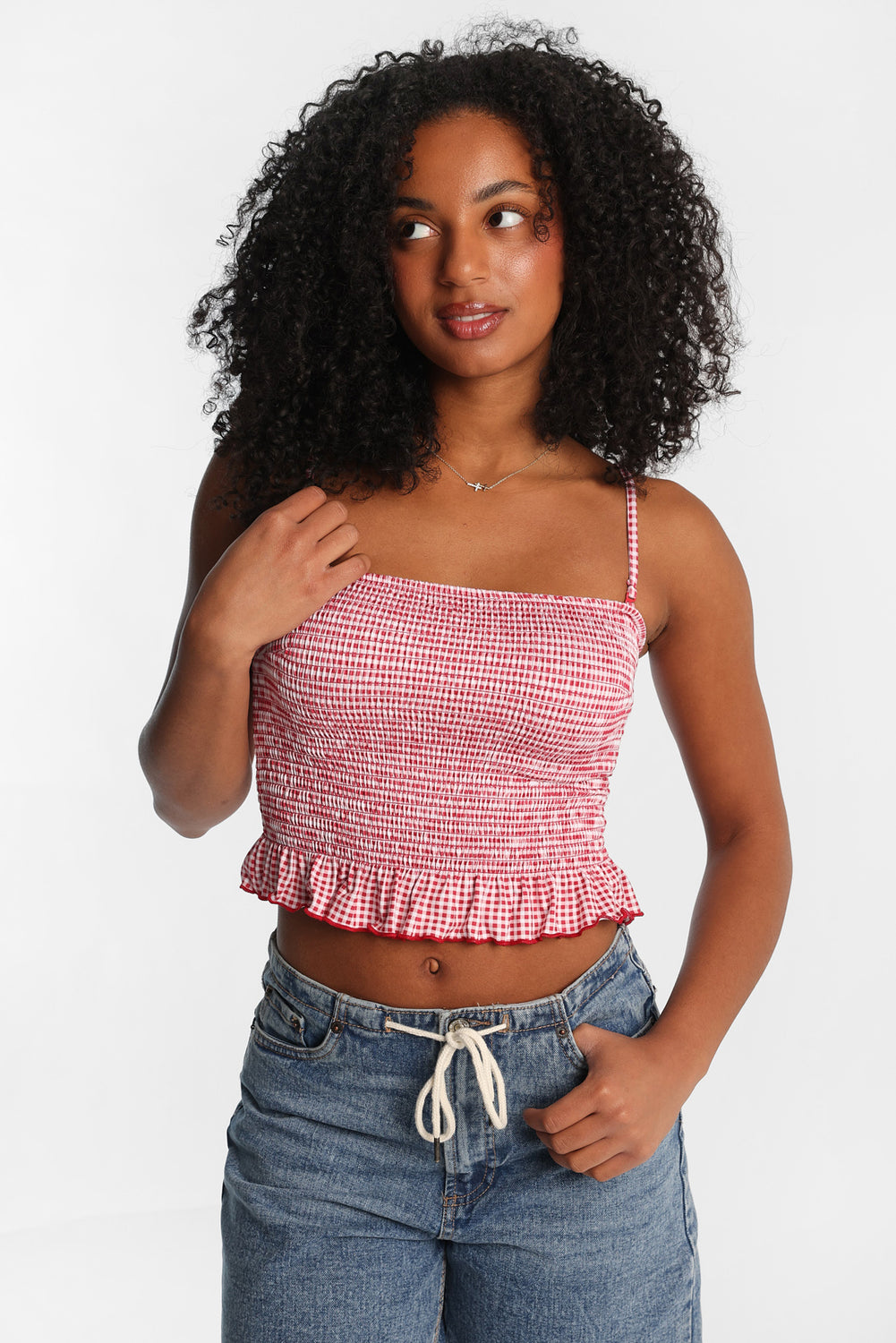 Haut bandeau smocké ultra-doux Haut bandeau smocké ultra-doux