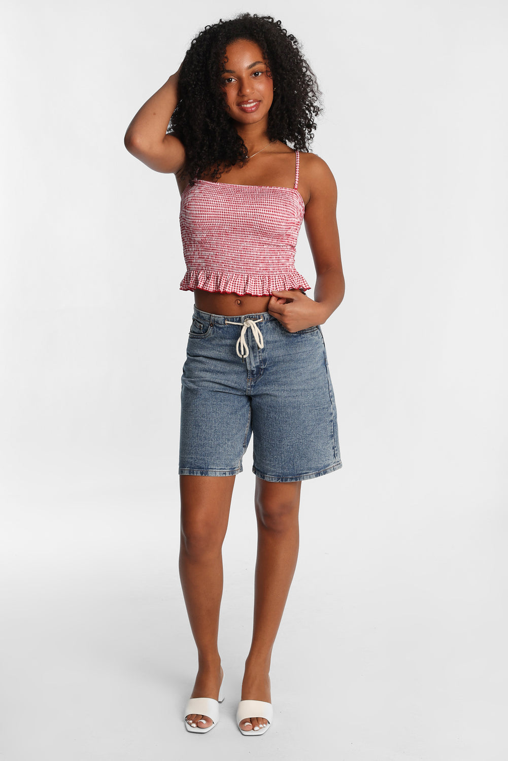 Haut bandeau smocké ultra-doux Haut bandeau smocké ultra-doux
