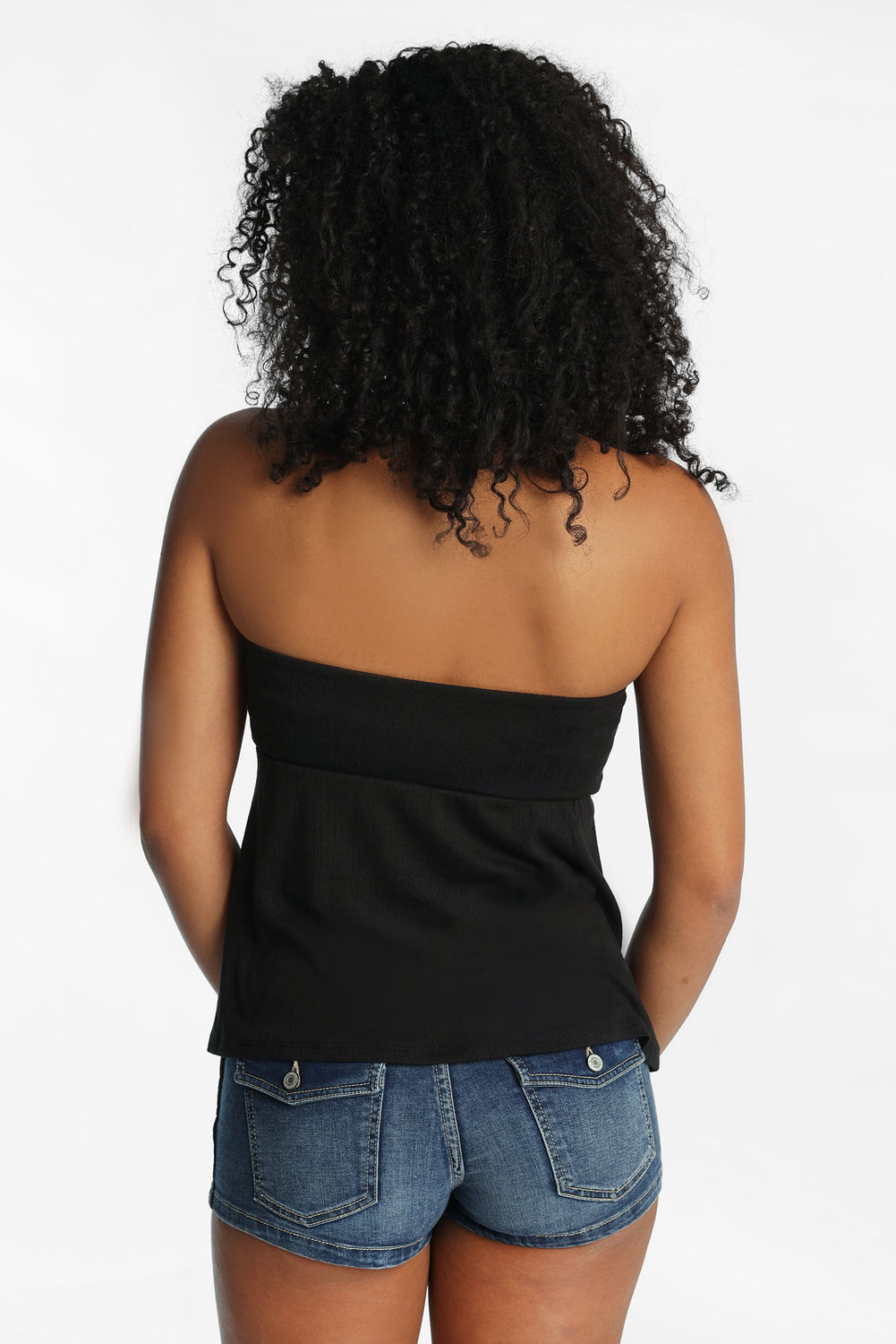 Haut babydoll en tricot pointelle Haut babydoll en tricot pointelle