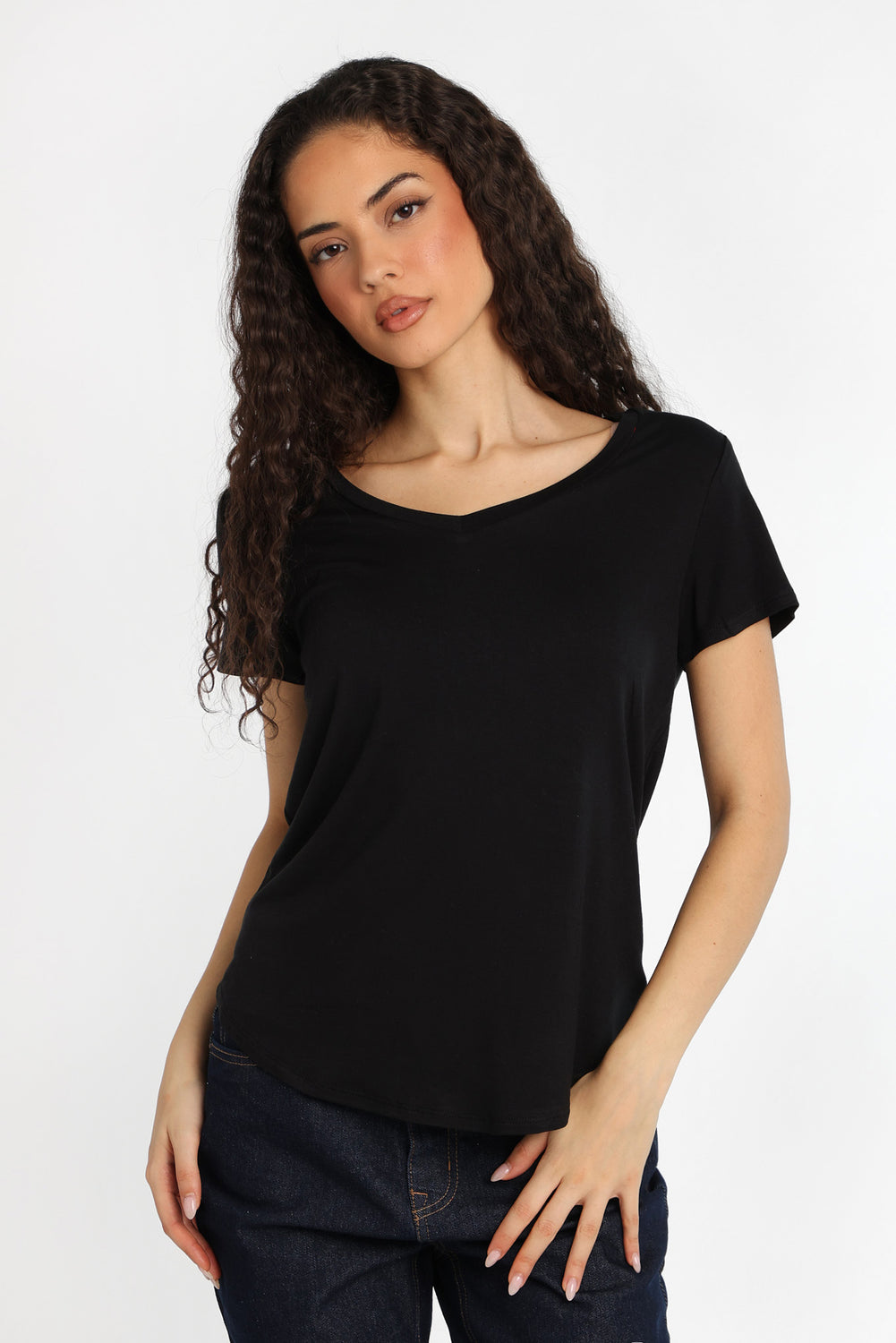 Short Sleeve V-Neck Relaxed Tee Short Sleeve V-Neck Relaxed Tee