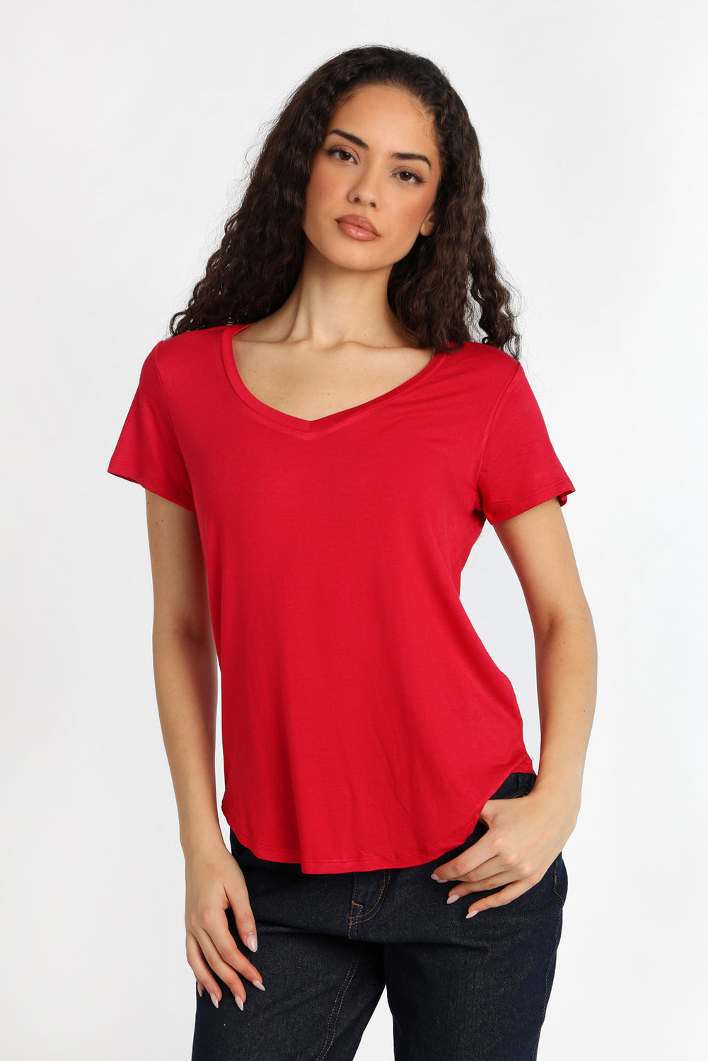 Short Sleeve V-Neck Relaxed Tee Short Sleeve V-Neck Relaxed Tee