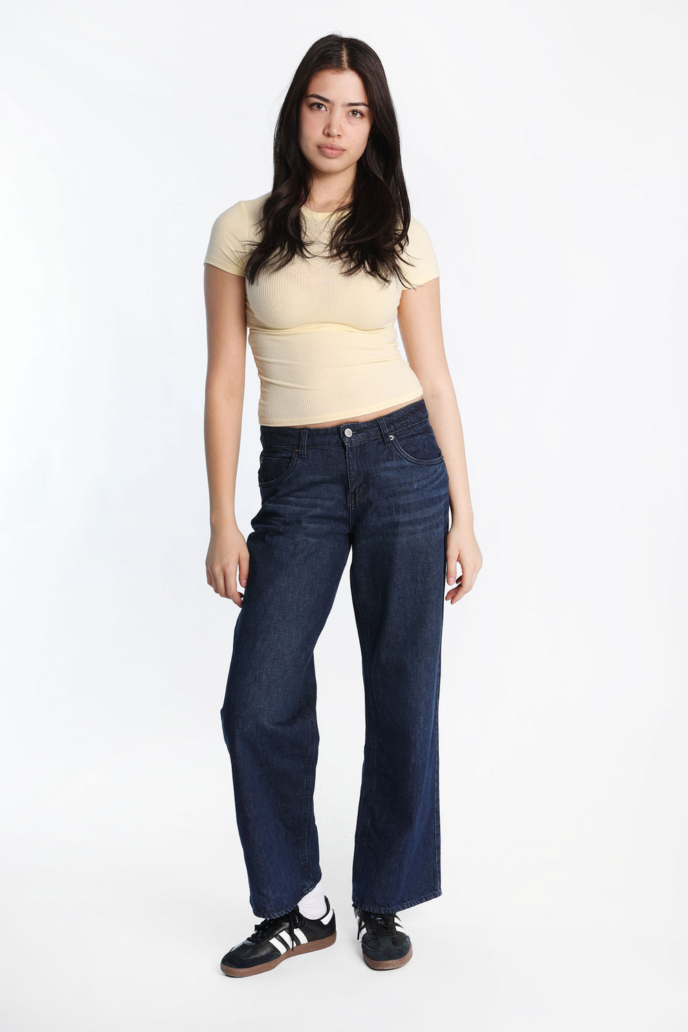 Short Sleeve Crew Neck Longline Tee Short Sleeve Crew Neck Longline Tee