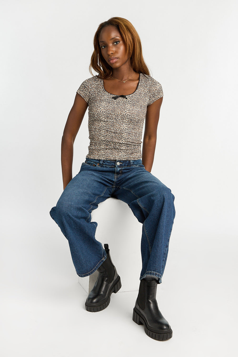 Super Soft Ribbed Knit Short Sleeve Scoop Neck Top Super Soft Ribbed Knit Short Sleeve Scoop Neck Top