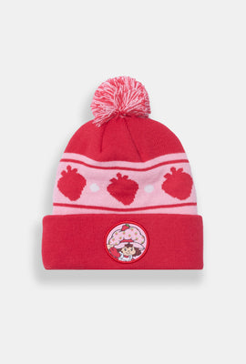 Strawberry Shortcake Striped Pom Pom Beanie