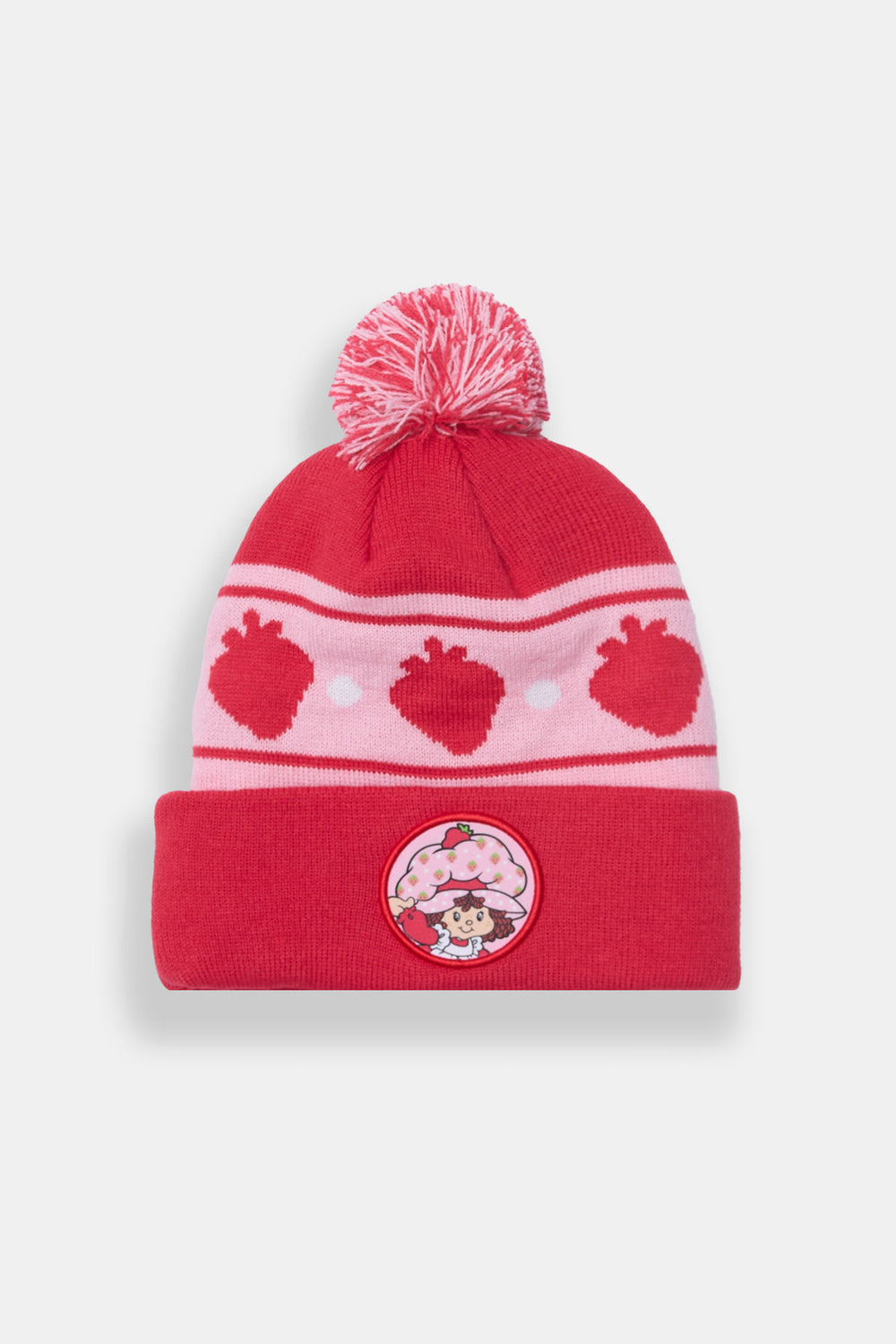 Strawberry Shortcake Striped Pom Pom Beanie Strawberry Shortcake Striped Pom Pom Beanie