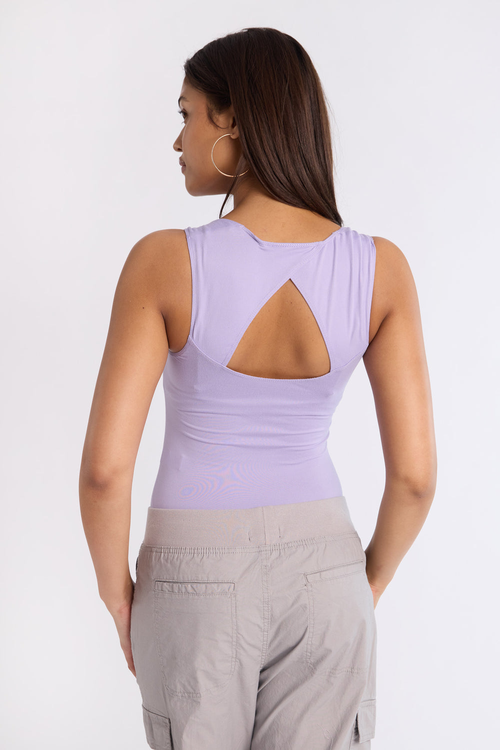 Square-Neck Open-Back Bodysuit Square-Neck Open-Back Bodysuit