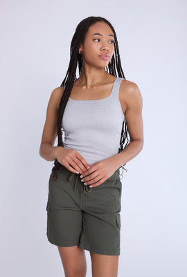 Ribbed Knit Tank Bodysuit