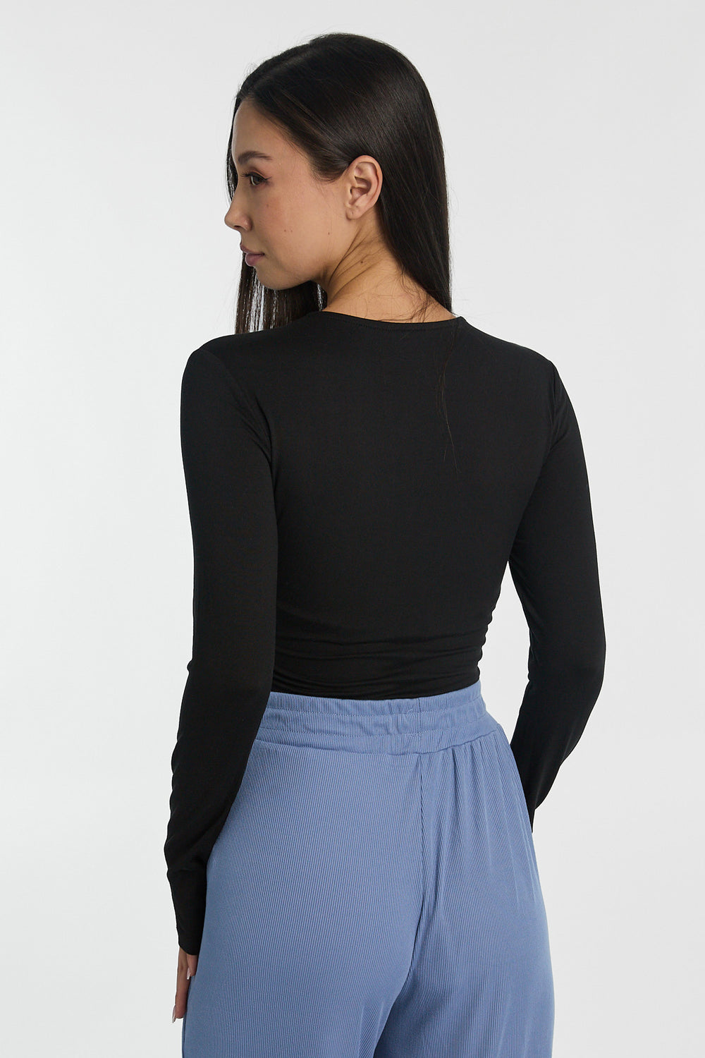 Super Soft Long Sleeve Crew Neck Bodysuit Super Soft Long Sleeve Crew Neck Bodysuit