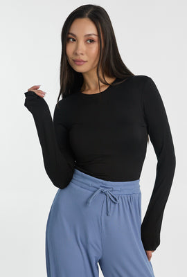 Super Soft Long Sleeve Crew Neck Bodysuit