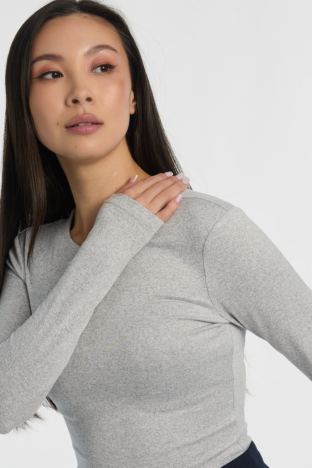 Super Soft Long Sleeve Crew Neck Bodysuit Super Soft Long Sleeve Crew Neck Bodysuit